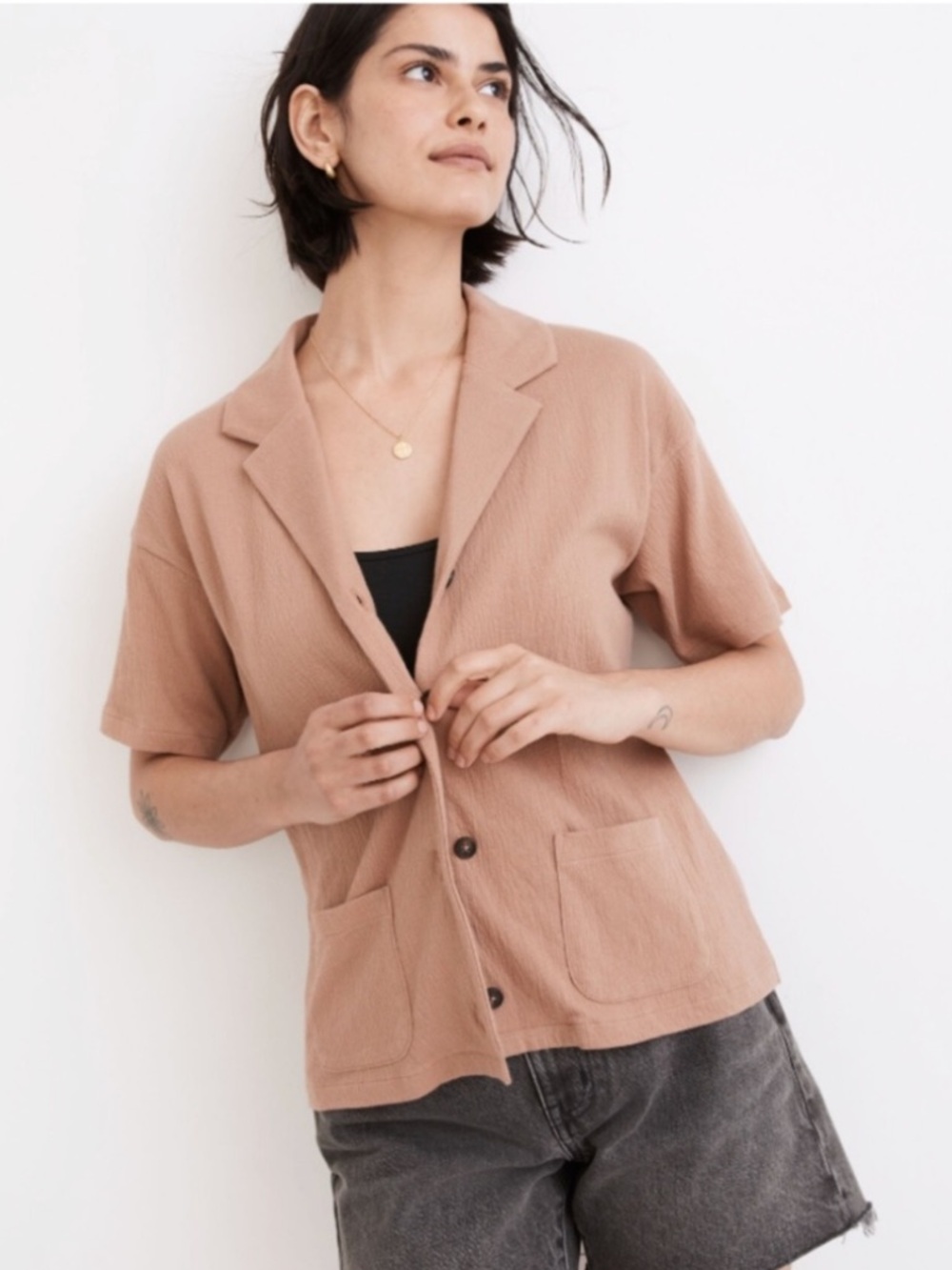 Madewell Light Spun Camp Shirt